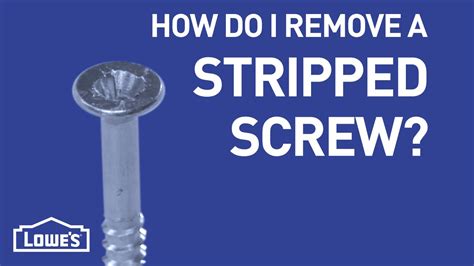 how to remove a stripped sheet metal screw|stripped flat head screw removal.